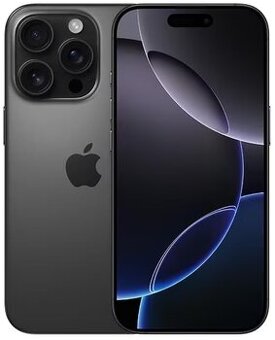 iPhone 16 Pro 128 GB černý - nerozbalený, 24 měsíců záruka