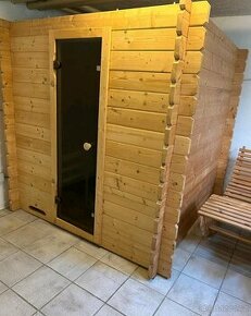 Finská sauna masiv 38 mm 205x205cm