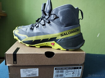 Salomon Cross Hike Mid GTX 2 Quiet shade/acid lime