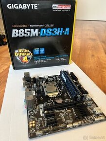 Gigabyte B85M-DS3H-A +CPU,16Gb RAM a chladič