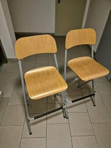 2x barová skládací židle IKEA FRANKLIN (74 cm)