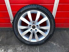 Original ALU kolo Škoda DEMON 17" 6J ET48 + zimní 205/50/R17