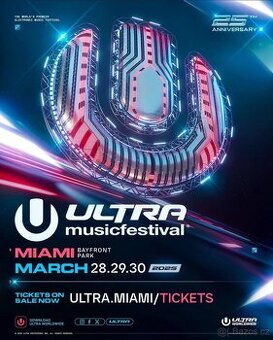 Ultra Miami 2025 koupim lístky