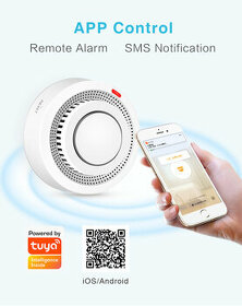 Detektor kouře SMART pro aplikaci Smart Life, Tuya, ap. WiFi - 1