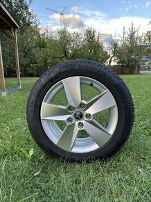 Krásná originál alu kola Škoda "Ilias" 6.5x16,ET46,5x112 - 1