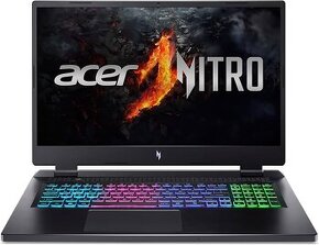 17,3" 2K 165HZ_OBŘÍ ACER NITRO 17_RYZEN 9_32GB_RTX 4070 8GB_