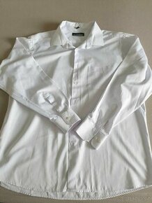 Pánská bílá košile s DR - 1