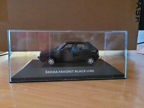 Model Škoda Favorit Black Line - Kaleidoskop slavných vozů Š - 1