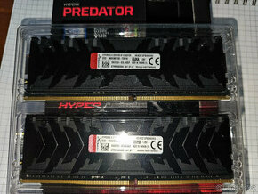 2x16GB DDR4 Kinston Hyperx Predator 3200MHz RGB ZAMLUVENO