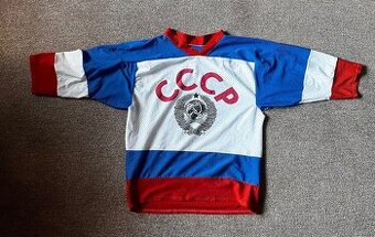 Starý hokejový dres - CCCP Sergej Fjodorov 80.léta - 1