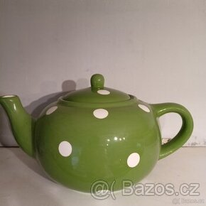 Velká čajová konvice porcelán obsah cca 8 l - 1