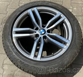 Sada originál BMW X6 Přední 9x19" ET48 5x120x74 a Pirelli - 1