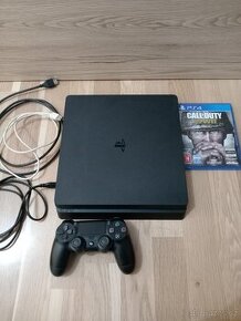 Playstation 4 slim 500GB +Ovladač +1 hra