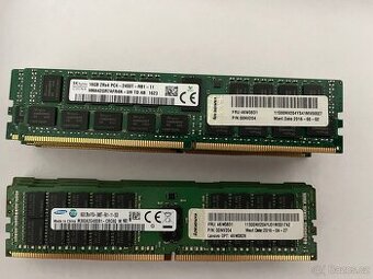 12ks  16GB 2Rx4 PC4 DDR4 2400T ECC - Serverova RAM