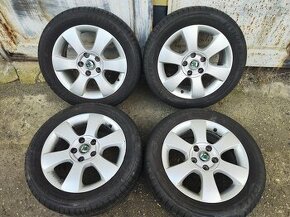 16"letní alu sada Lyra 5x112 origo Škoda Octavia 2 Golf 5 6 - 1