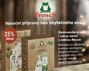 slevový kód 25% Frosch