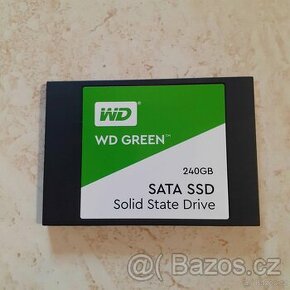 SSD WD Green - 240 GB, 100% stav.