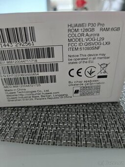 Huawei P30pro 6gb,128gb aurora