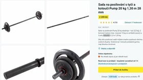 Decathlon. Sada na posilování s tyči. - 1