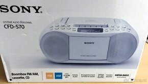 Radiomagnetofon Sony CFD-S70 - bílý