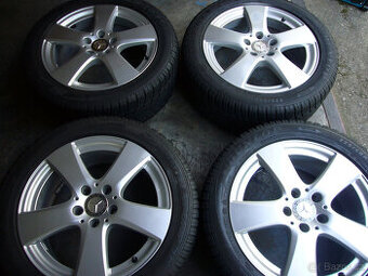 ZIMNÍ ALU KOLA orig.MERCEDES 17" 5x112 7" et-48,5,stř.-66,6