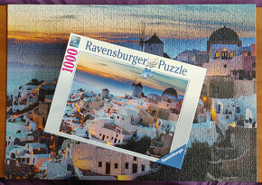 Puzzle Ravensburger Santorini 1000 dílků