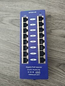 Gigabit 8 port PoE injector s 96 W zdrojem