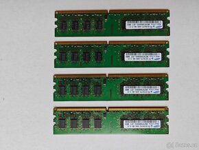 DDR2 desktopové paměti 4x2GB Samsung - 1