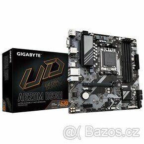 GIGABYTE MB Sc AM5 A620M DS3H, AMD A620, 4xDDR5, 1xDP, 1xHDM