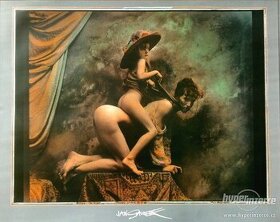 Jan Saudek - "The Rider" velký plakát - 1