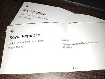 Royal Republic - 4.2.2025 (SaSaZu - balkón)