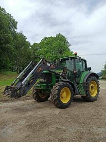 Traktor John Deere 6830 a nakladač HAUER