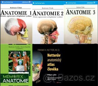 Prodám různé knihy a atlasy z anatomie