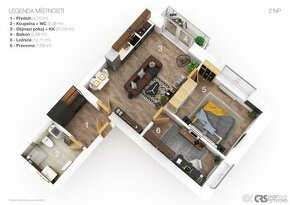 Prodej bytu na Stochově 3+KK 52 m² + Kóje 2 m²