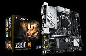 Profi výkonný komplet GIGABYTE Z390M + Intel i5-9400+8GB RAM