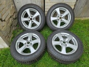 16" 5x112 ET40 7J BORBET zimní sada 205/60R16 - 1