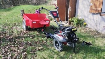 Traktůrek zahradní kultivátor Hecht 7970 top stav + vozík