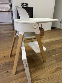 Dětská rostoucí židlička STOKKE Steps / přírodní dřevo )