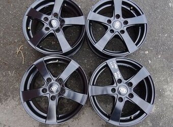 Alu disky černé na Kia, Hyundai 15", 5x114.3, ET 48, šíře 6