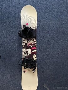 Snowboard 156 cm + boty Burton