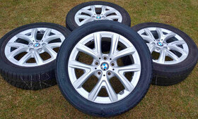 17 originál 5x112 BMW řada 2 F46 zimní 205/55 R17 TMPS