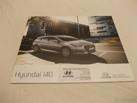 HYUNDAI i40 - - český prospekt - 1