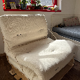 Futon sofa Geta 90cm  - křeslo i rozkládací postel