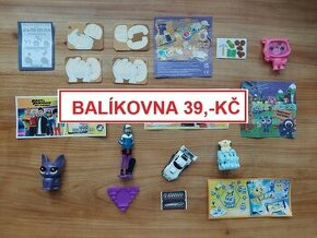 Nové hračky z Kinder vajíčka pro kluky i holky, konvolut