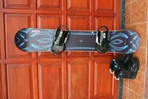 snowboard Limited 4 you 157 cm, viazanie Salomon topanky 42 - 1