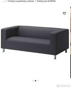 Potah pohovky Klippan Ikea