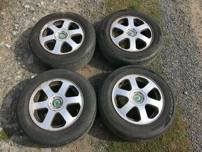 Alu disky 15" 5x100 195/65 Škoda - 1