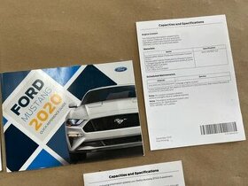 Koupím uživatelský manuál Ford Mustang