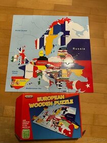 Puzzle European Wooden