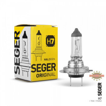 10x halogen žárovka SEGER H7 24V 70W PX26d - 1